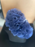 Organza Ribbon headband Navy Blue